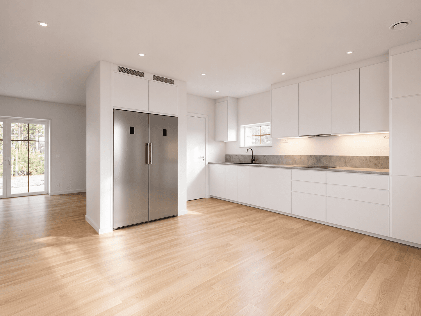 Final kitchen interior visualization